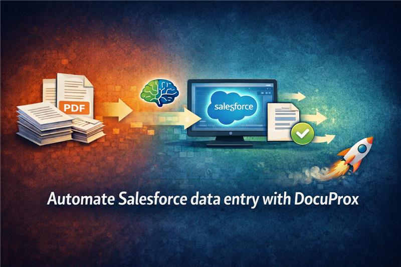 Automating Salesforce Workflows: Using the DocuProx Package for Instant Data Entry